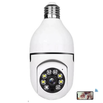 Bulb Holder Camera Mini Security Camera with Video Recording Watch