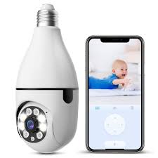 Bulb Holder Camera Mini Security Camera with Video Recording Watch